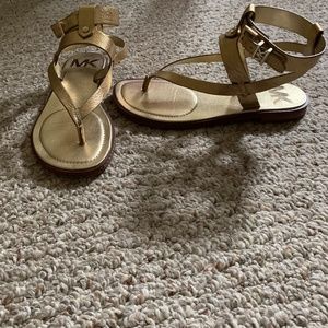 Metallic Gold Sandals